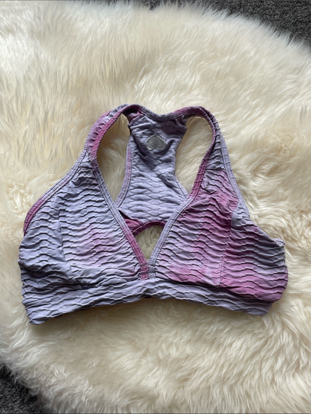Booty by Brabants White & Pink Racerback Bralette